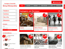 Tablet Screenshot of portalvantagens.santandertotta.pt